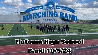 Flatonia High School band Blinn Marching Festival 10524 [upl. by Aziza710]