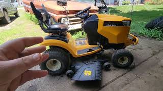 Buying a Cub cadet XT2 lx46 on marketplace for Cheap BIG PROBLEMS [upl. by Leciram342]