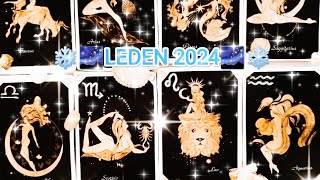 ❄️🌌 LEDEN 2024🌌❄️PRO VŠECHNA ZNAMENÍ ZVĚROKRUHU ♑♉♍♒♎♊♈♌♐♋♏♓ [upl. by Nwahsan]