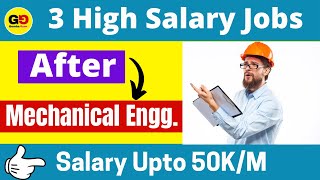 Top 3 Jobs after mechanical engineering 2022  Best career for mechanical engineers  High Salary 🤑 [upl. by Eicul]