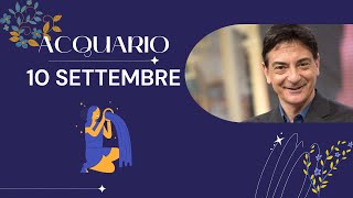 Acquario ♒️ Loroscopo di Paolo Fox  10 Settembre 2024  Pietoso velo sul lavoro ma l’amore [upl. by Coralie]