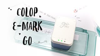 Vorgestellt Colop eMark Go  Unboxing und Setup [upl. by Yenahc]