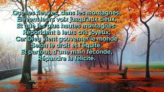 Hymnes et Louanges 37Peuples chantez un saint cantique [upl. by Dirgis]