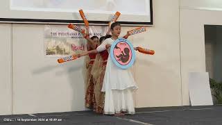 Hindi diwas dance HPSB 2024 [upl. by Nauaj]