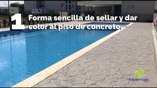 ✅ Sellador acrílico para PISOS DE CONCRETO con COLOR [upl. by Meta470]