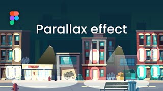 Parallax Effect Animation Using Smart Animate Figma [upl. by Hong]