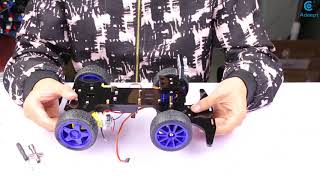 Adeept 4WD RC Arduino Smart Car Kit Assembly TutorialPart 2 [upl. by Natsyrk203]