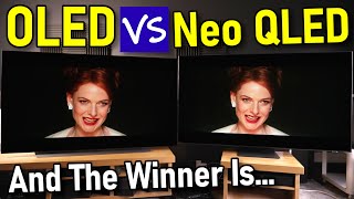 LG OLED vs Samsung Neo QLED Mini LED TV Comparison [upl. by Haroved]