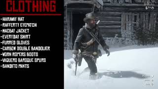 The Winter Gunslinger Outfit  RDO [upl. by Notsuoh]