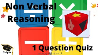 Non Verbal Reasoning nets  One Question Quiz shorts [upl. by Ponzo928]