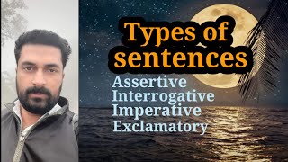 Types of Sentences Assertive  Interrogative  Imperative  Exclamatory English Grammar Malayalam [upl. by Yuh]