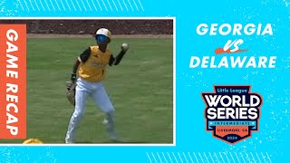 Game Highlights Delaware vs Georgia  Intermediate 5070 Baseball World Series [upl. by Adella658]