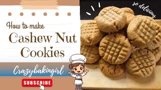 How to make cashew nut cookiesasmrfoodrecipecookiesasmr [upl. by Husein]