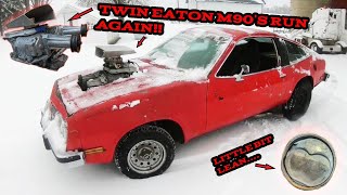 Twin EATON 90s Run Again  Twin Eaton Superchargers Make Noise Once More  I Ran it super lean [upl. by Corbie]