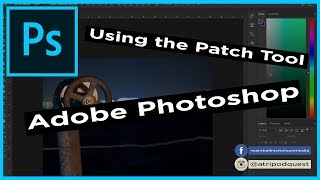 How to use the Patch Tool in Photoshop CC [upl. by Elonore]