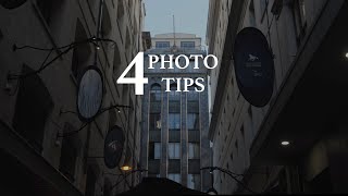 4 Photography Tips Every Photographer Should Know In 5 MINUTES  Street amp Portrait Photography [upl. by Leong]