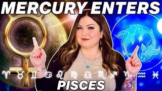 Mercury Enters Pisces 2024  All 12 Signs [upl. by Animrac]