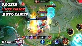 ROGER LATE GAME MENGAMUK❗MOBILE LEGENDS INDONESIA [upl. by Zoba268]