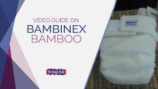 Bambinex Bamboo Nappies By The Nappy Lady [upl. by Ailaroc611]