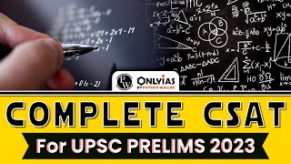 Important Message  Complete CSAT For UPSC Prelims 2023  UPSC 2023  24  OnlyIAS [upl. by Cornie]