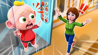 Elevator Safety Song  Dont Press Too Much  Safety Tips for Kids More Nursery Rhymes amp Kids Songs [upl. by Robbyn]