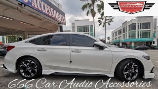 New Honda Civic 2022 FE install Yofer Bodykit Civic 11 Gen yoffer include paint install Yofer Supply [upl. by Anilave145]