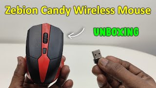 Zebion Candy Wireless Mouse Unboxing amp Review [upl. by Nylsor]