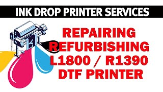 Removing L1800 R1390 DTF printer cover [upl. by Yngad]