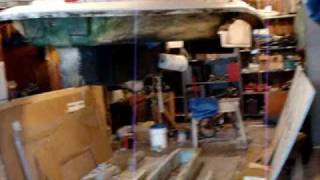 1977 fiberglass boat repair pt 6 [upl. by Analrahc]