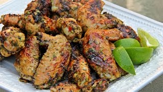 The Ultimate Grilled Chicken Wings  Tasty Tuesdays  CaribbeanPot com [upl. by Zora]