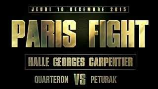 Patrice Quarteron Vs Dzevad Poturak  Bande annonce  Paris Fight [upl. by Schilt]