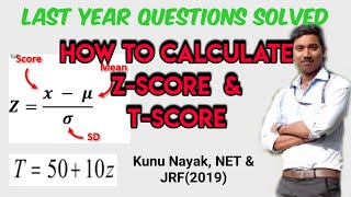 How to Calculate Tscore and Zscore [upl. by Nahgaem32]