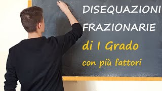 Disequazioni Frazionarie parte 3 [upl. by Airdni]