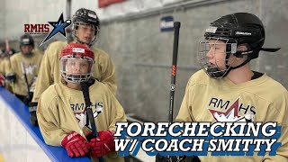 Forechecking with Coach Smitty [upl. by Oine11]