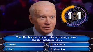 Joe Biden on Who Wants To Be A Millionaire [upl. by Maure]