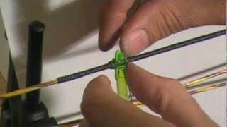 How to Tie a Nock Set on a Bowstring [upl. by Mercorr]