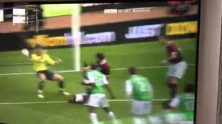 Scottish Cup Final 2012 Hibs v Hearts  Darren Barrss Goal HD [upl. by Aliekat]