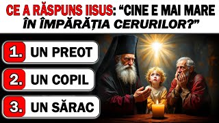 50 de Întrebări BIBLICE care te pun în DIFICULTATE Doar Cei CREDINCIOȘI Răspund CORECT [upl. by Isborne673]