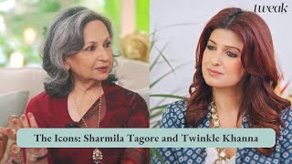 The Icons Sharmila Tagore and Twinkle Khanna  Tweak Summit 2023 [upl. by Brew]