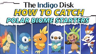 All Polar Biome Starter Pokemon Location Guide in Pokémon Scarlet and Violet Indigo Disk [upl. by Choo177]