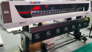 quotDouble Headquot  i3200 ECO Solvent Printer🙏  quotLucknowquot Uttarpradesh 8178099902 9810940195 🙏😊 [upl. by Lybis801]