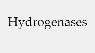 How to Pronounce Hydrogenases [upl. by Ajad]