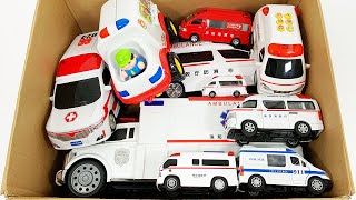 救急車のミニカー走る 緊急車両 坂道走行｜Ambulance miniature cars run down a slope Emergency vehicles driving test [upl. by Islehc9]