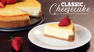 Classic Cheesecake Recipe  How Tasty Channel [upl. by Ymerej669]