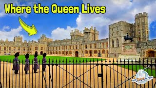 Windsor Castle England  A Walking Tour Inside Queen Elizabeths Castle [upl. by Iveson]