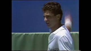 Christian Saceanu vs Mats Wilander  Australian Open 1988 AF [upl. by Adigirb]