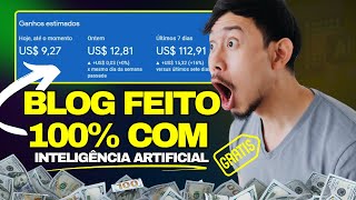 Como CRIAR BLOG 100 com IA para GANHAR DINHEIRO [upl. by Nwahsal]