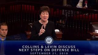 Collins amp Levin Discuss Next Steps on Defense Bill [upl. by Coats]