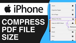 How To Compress PDF File Size On iPhone  Easy Tutorial [upl. by Bruckner]