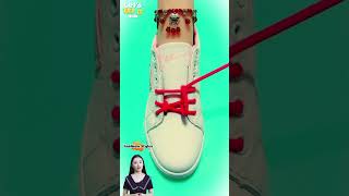 Sneakers laces stylish design 2024  Tie up shoes shoelaces shorts [upl. by Helyn950]